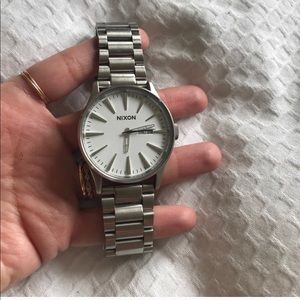 Silver Nixon watch